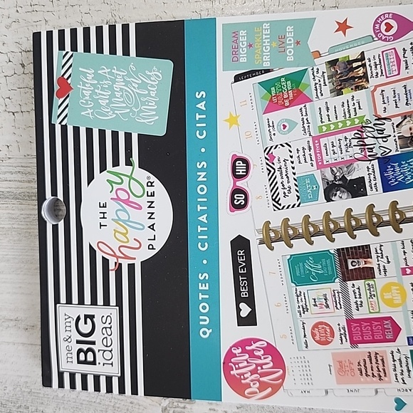 The Happy Planner Quotes 30 sticker sheets 427 stickers fits Classic Planner NEW - Picture 3 of 7